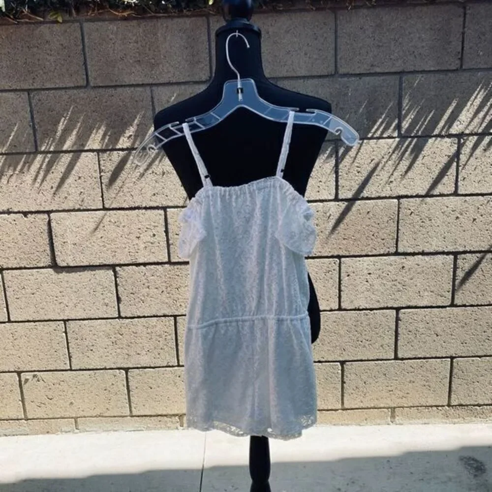 The Children’s Place Spaghetti Strap Off Shoulder Romper Size 7/8